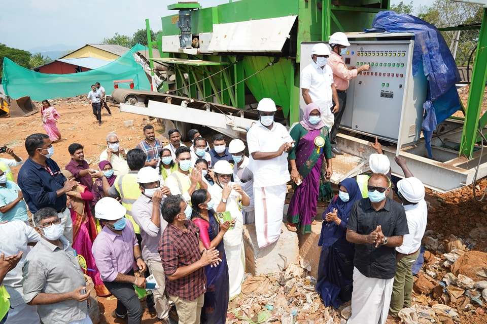 ബയോമൈനിംഗ് മഞ്ചേരി നഗരസഭയില്‍ ആരംഭിച്ചു